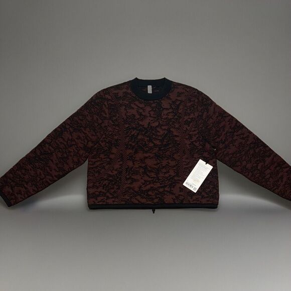 Lululemon Jacquard Multi‎ Texture Crew Neck Sweater Sweatshirts Women's Sz 6 NWT - Picture 2 of 5